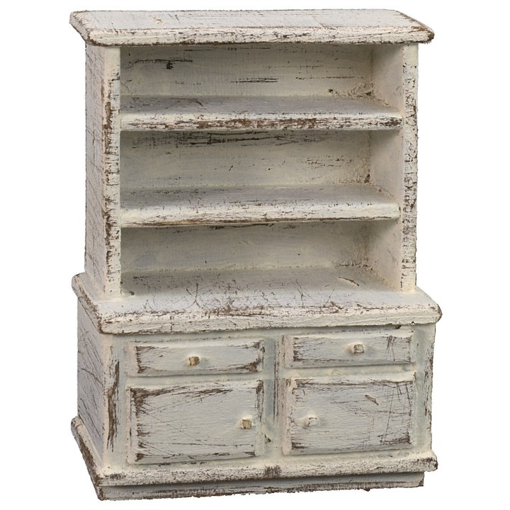 Credenza in legno sbiancato cm 8x5x11 h