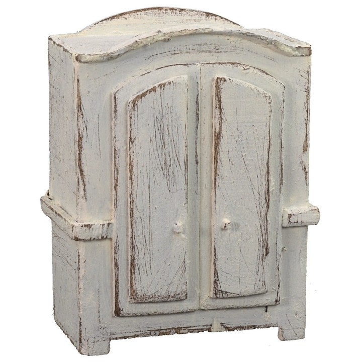 White wooden wardrobe cm 8x4,5x11 h