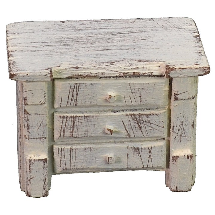 Cómoda blanca cm 7x4,5x5 h