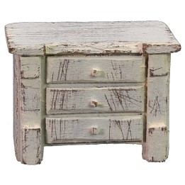 Comò bianco cm 7x4,5x5 h
