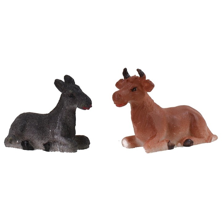 Natividad 5 figuras en resina serie 5 cm