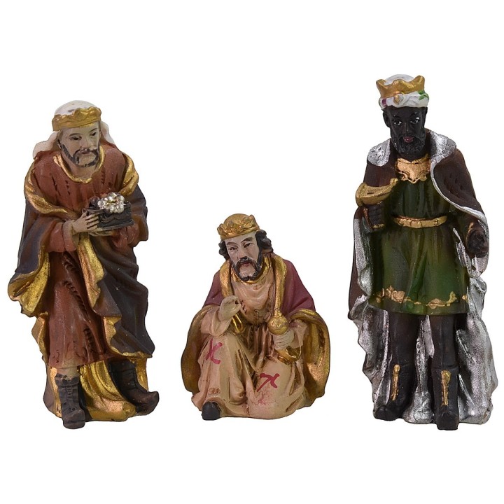 Nativity 5 cm in resin with 11 subjects