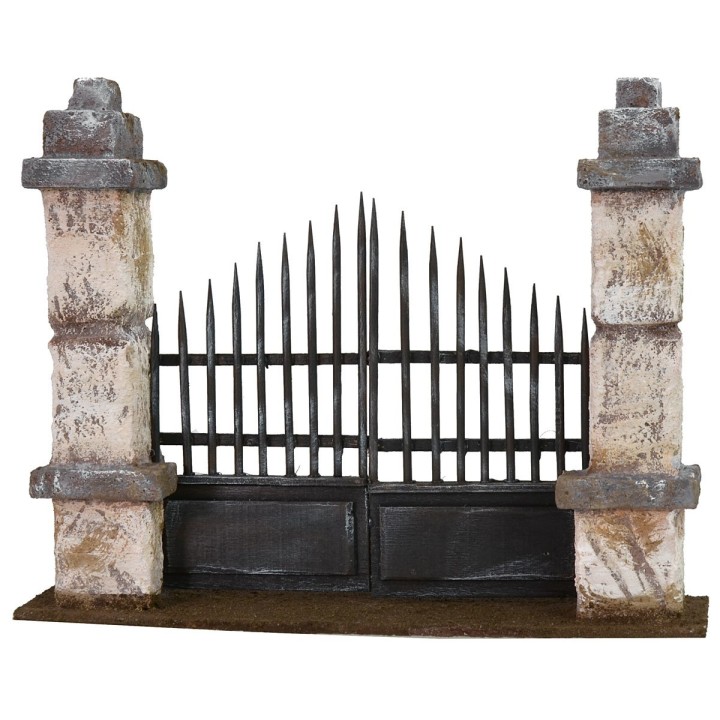 Gate with columns cm 24x6x19 h