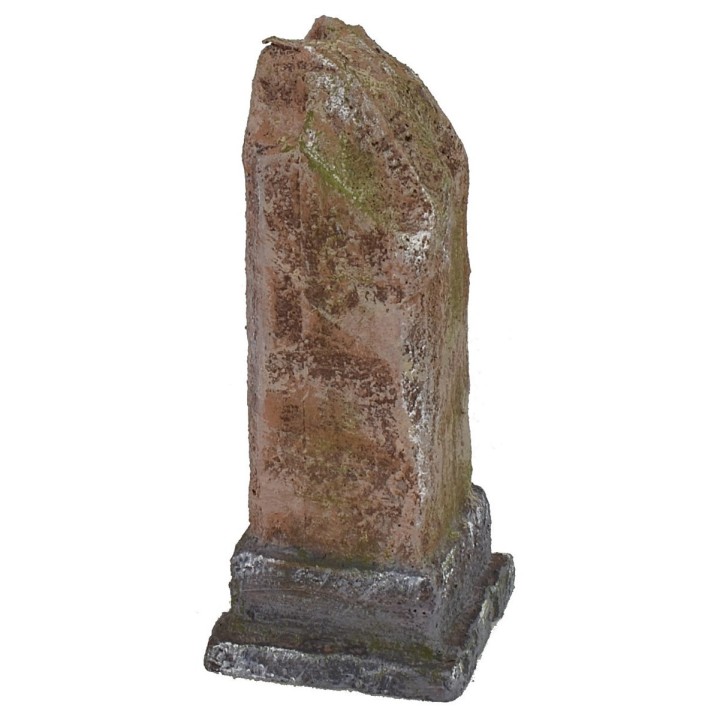Ancient column ruins cm 4x4x10 h