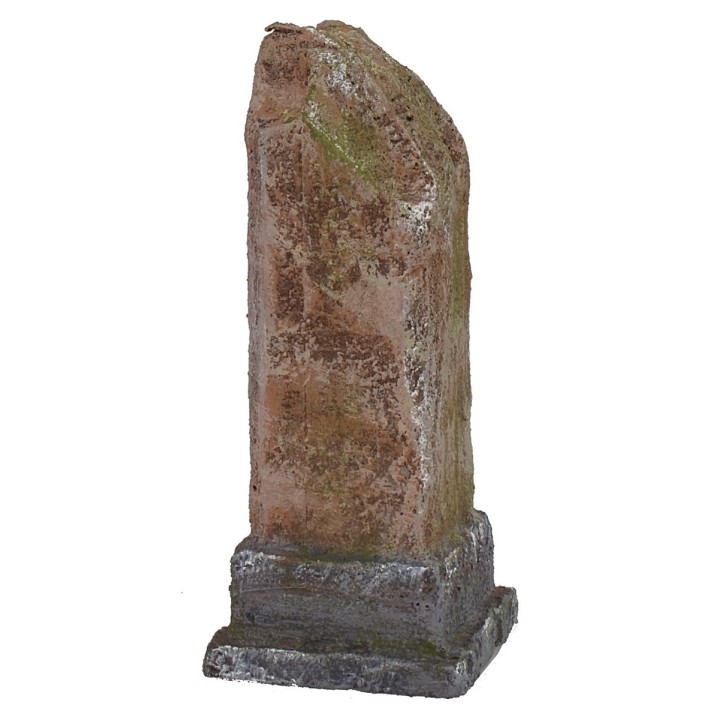 Ruina de columna antigua cm 4x4x10 h