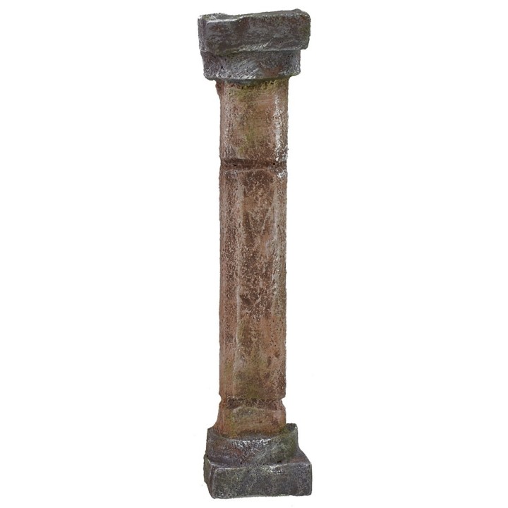 Pilaster with Doric capital cm 3x1,5x15 h