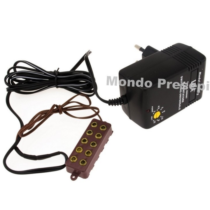 Transformer with multi-socket with adjustable voltage