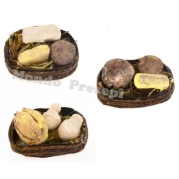 Cesta con quesos modelos surtidos