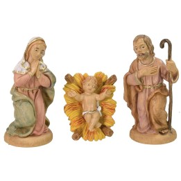 Natividad 3 piezas serie lux 12 cm en pvc