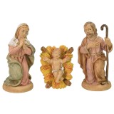 Nativity 3 pieces lux series 12 cm in pvc