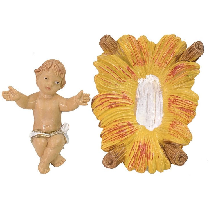 Nativity 3 pieces lux series 12 cm in pvc