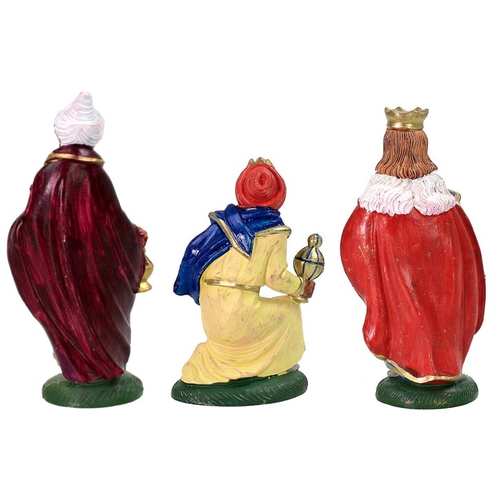 Set three Magi series color 12 cm in pvc
