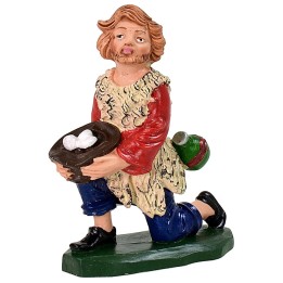 Shepherd with gifts color series 12 cm in pvc