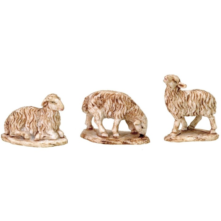 Set of 6 sheep for statues 7 cm- Cod. 