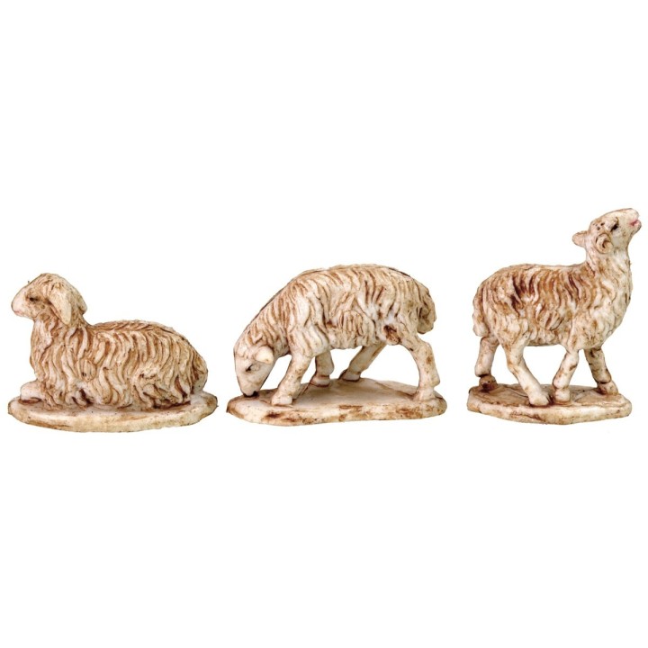 Set of 6 sheep for statues 7 cm- Cod. 