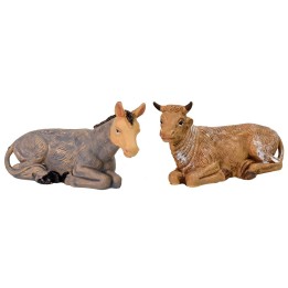 Ox and donkey lux series 12 cm in pvc