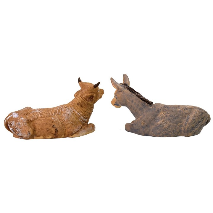 Ox and donkey lux series 12 cm in pvc