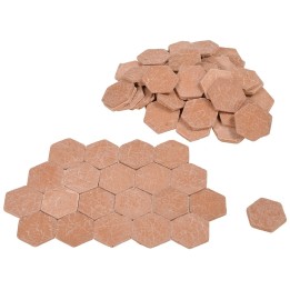 Hexagonal floor 23 mm in pack of 65 pieces