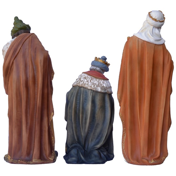 Set of 11 characters with Nativity in resin 60 cm