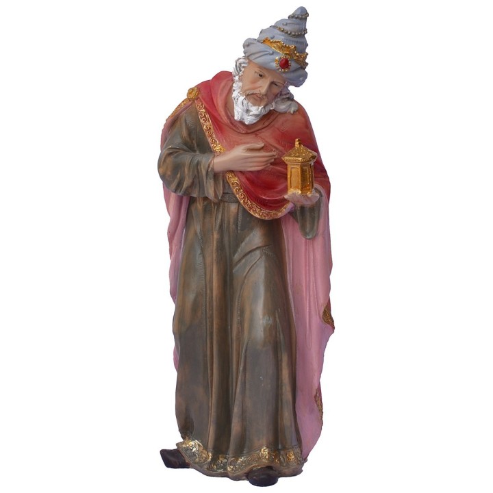 Conjunto de 11 estatuas con Natividad de 40 cm en resina