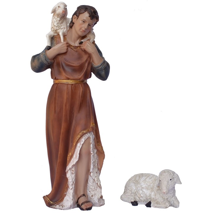 Set 11 statue con Natività 40 cm in resina