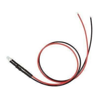 Led de 5 mm blanco frío botón 12V