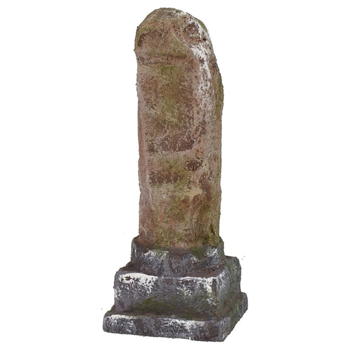 Ruined column with square base cm 5X5X13 h
