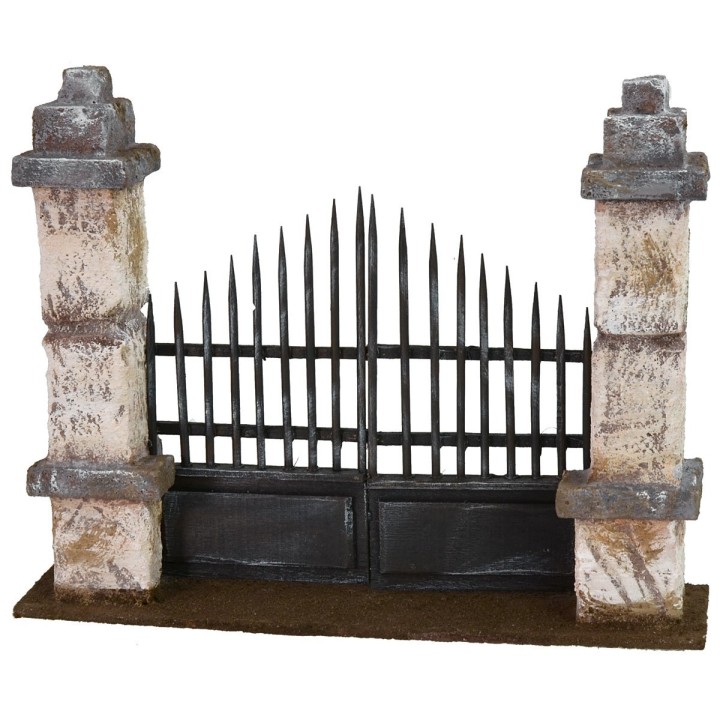 Gate with columns cm 29x7x23 h