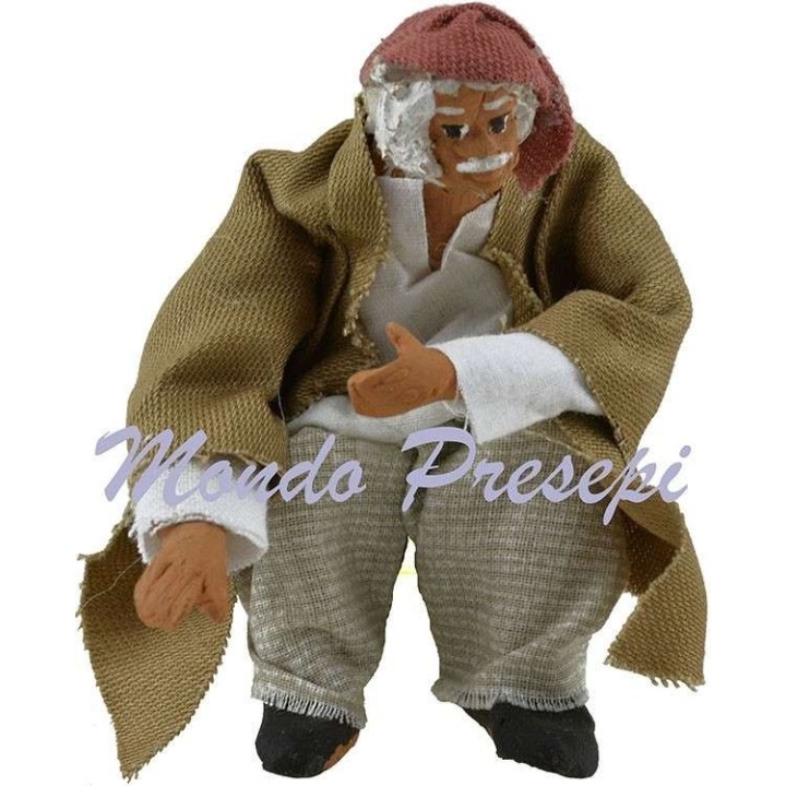 Hombre sentado serie 11-12 cm articulado