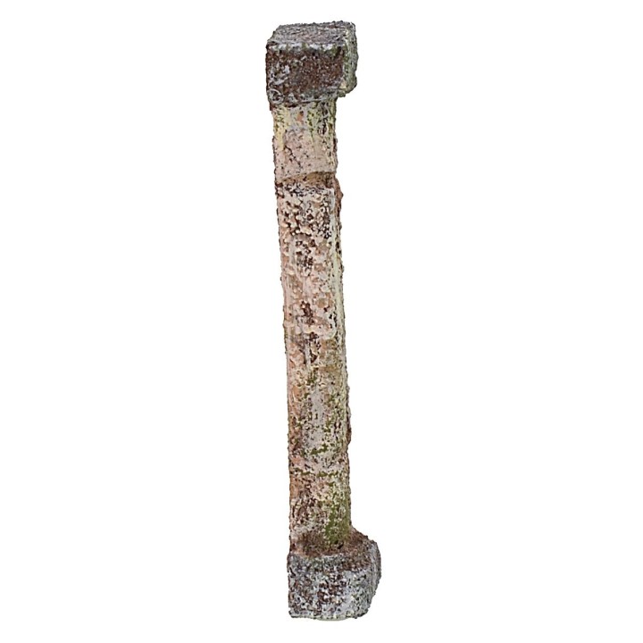 Pilaster with Doric capital cm 1,8x1x8,5 h