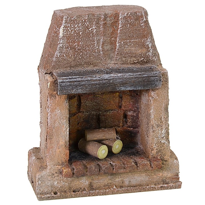 Fireplace with firewood cm 10X4X12,5 h
