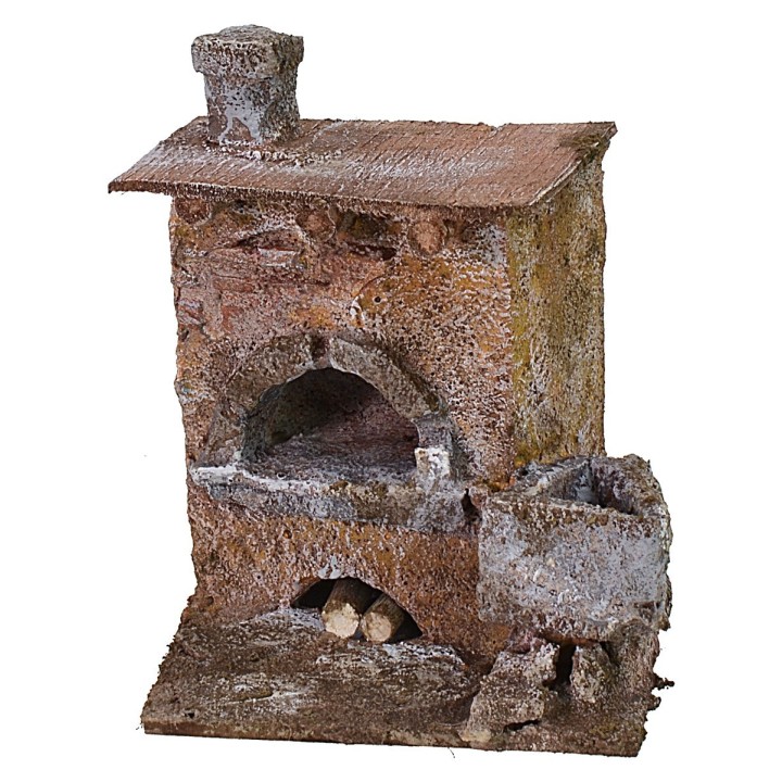 Oven for Nativity scene cm 7,5x6,5x9,5 h