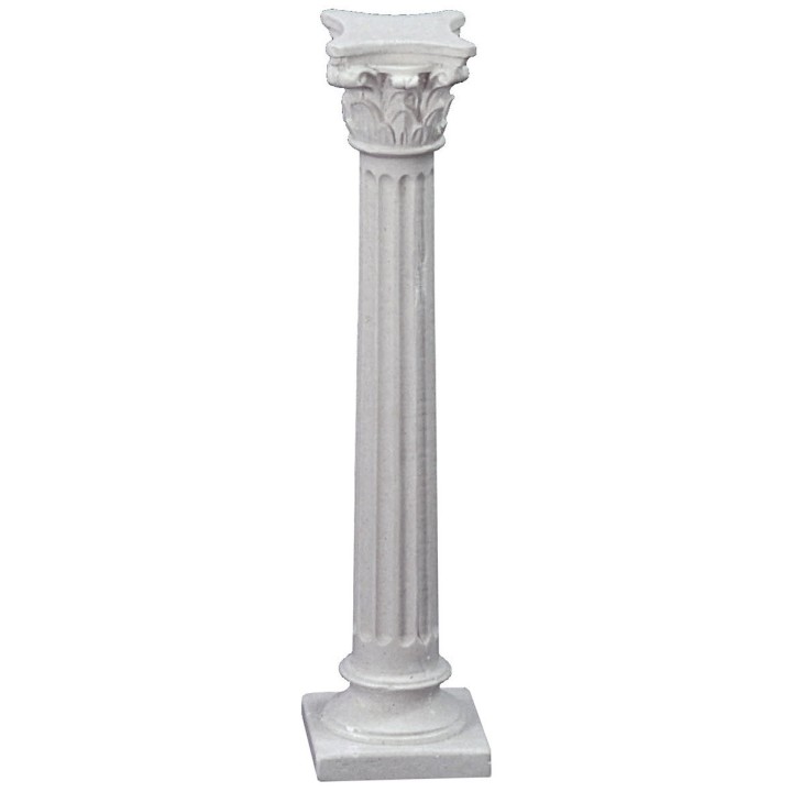 Striped column with Corinthian capital cm 10 h