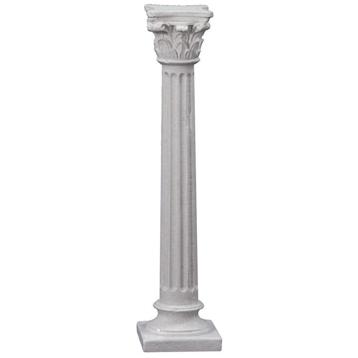 Striped column with Corinthian capital cm 10 h