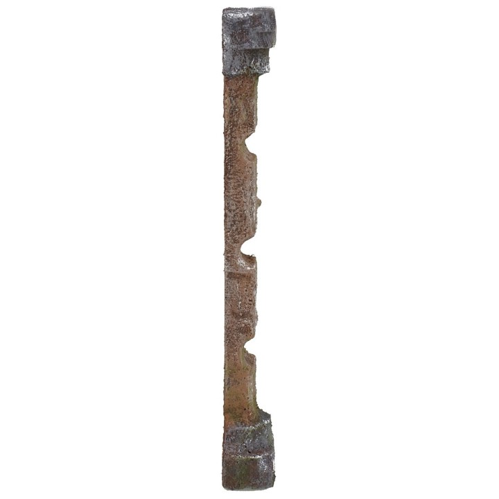 Lesena con scanalature orizzontali 3x1,5x15 cm