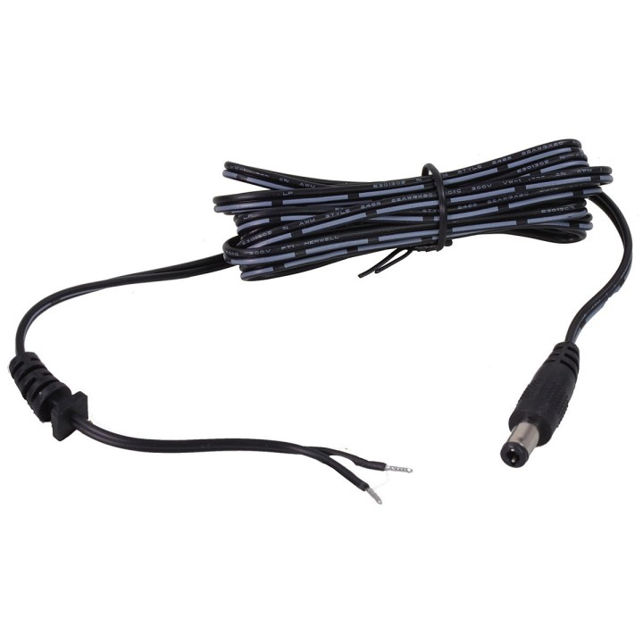 Cable de 200 cm con conector de 2,1 mm