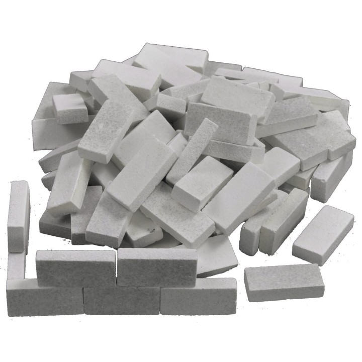 Mattoni bianchi effetto granito mm 29x13x6 in confezione da: