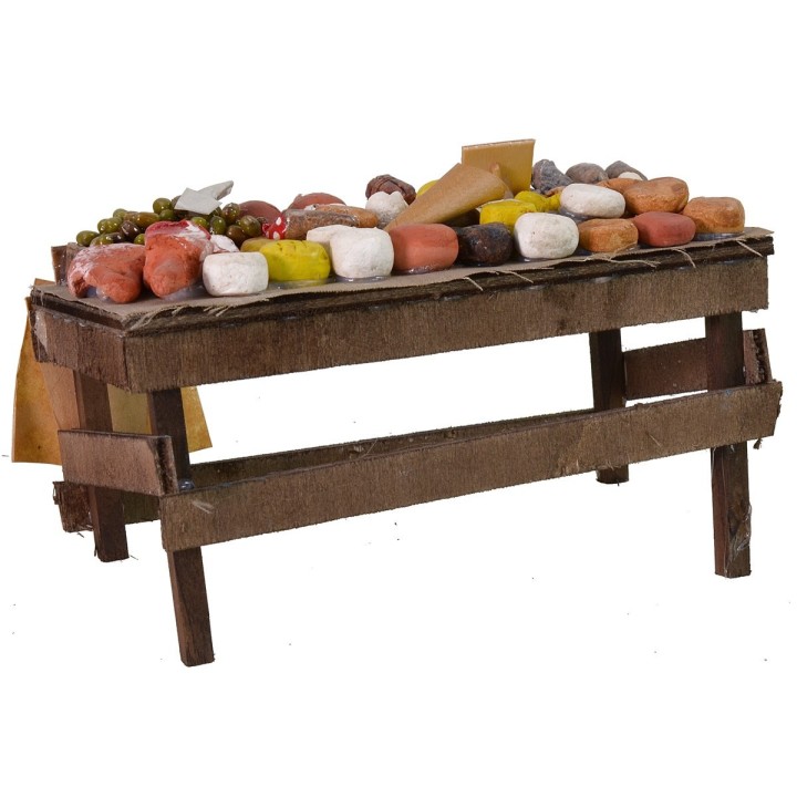 Banco di salumi e formaggi cm 15x8x8,5 h