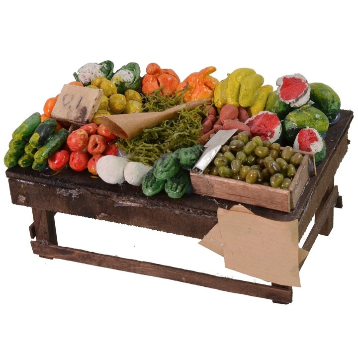 Banco de frutas y verduras cm 12x5,5x6 h