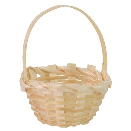 Basket with wicker handle ø 4 cm