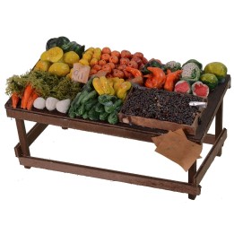 Banco de frutas y verduras cm 20x11x11 h