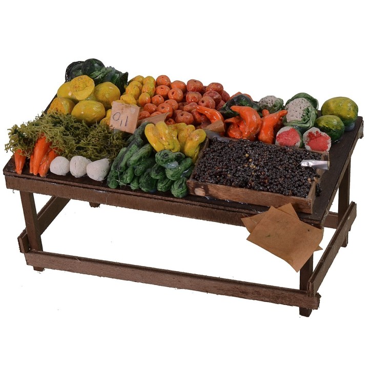 Banco de frutas y verduras cm 20x11x11 h
