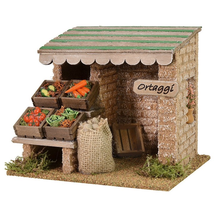 Vegetable stall cm 15x13x13 h