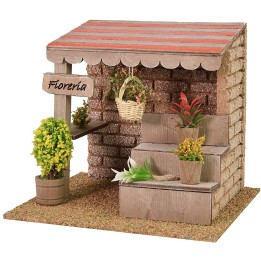 Chiosco fioreria cm 15x13x13 h