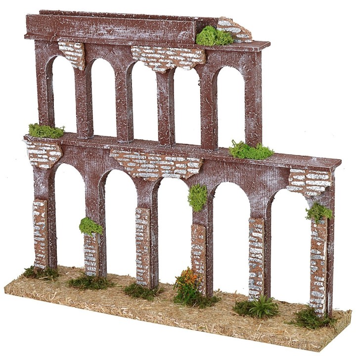 Acueducto Romano doble cm 39x10x32 h