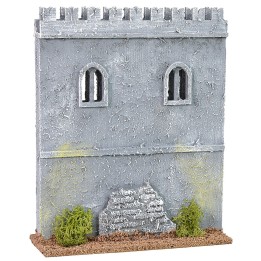 Cinta muraria con merli guelfi cm 15x6x19 h