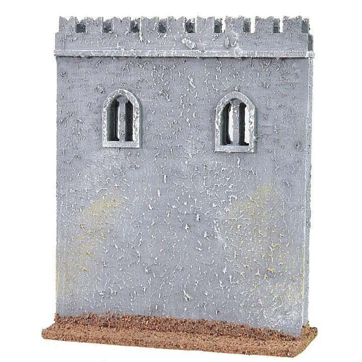Cinta muraria con merli guelfi cm 15x6x19 h