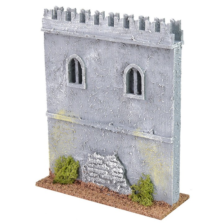 Cinta muraria con merli guelfi cm 15x6x19 h