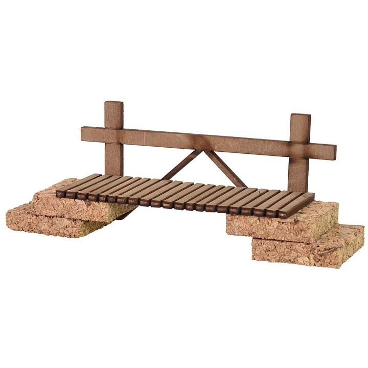 Puente de madera cm 17x4x6 h
