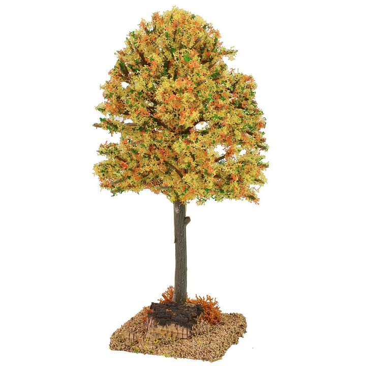 Albero autunnale giallo cm 6x6x16 h